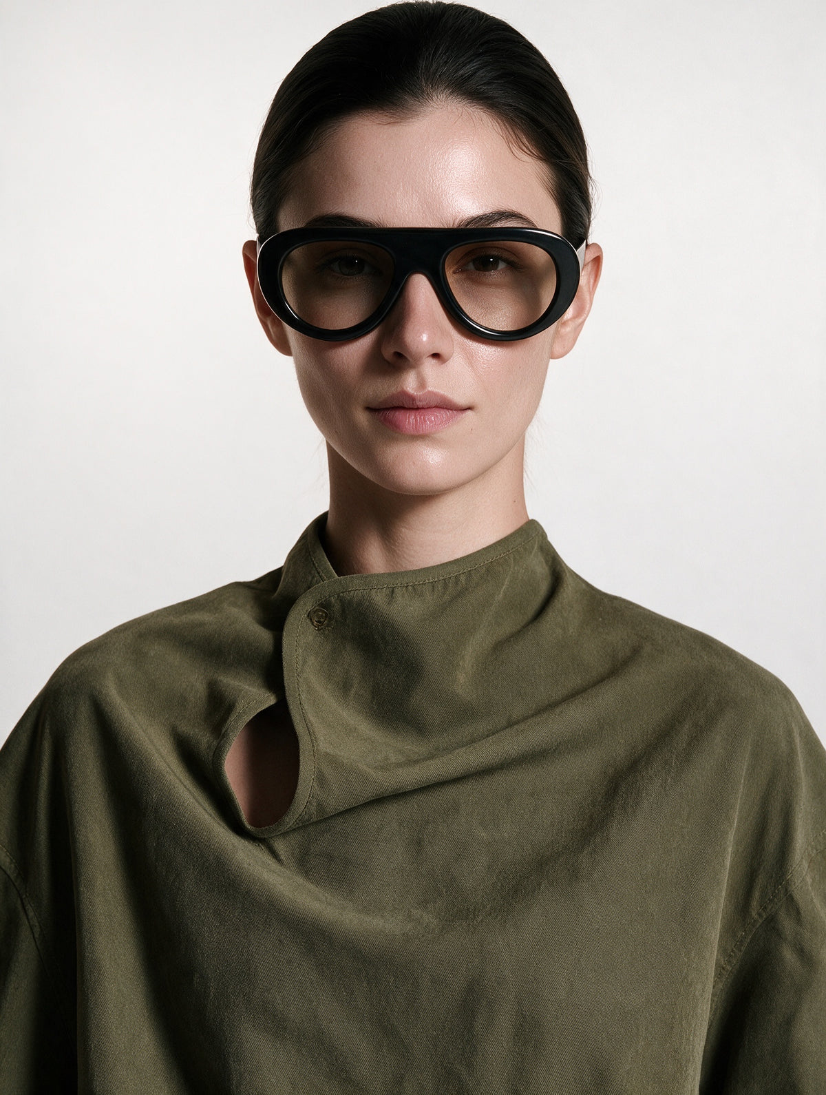 OLIVE DRAPED SET