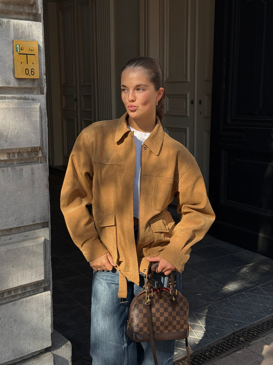 UTILITY SUEDE JACKET