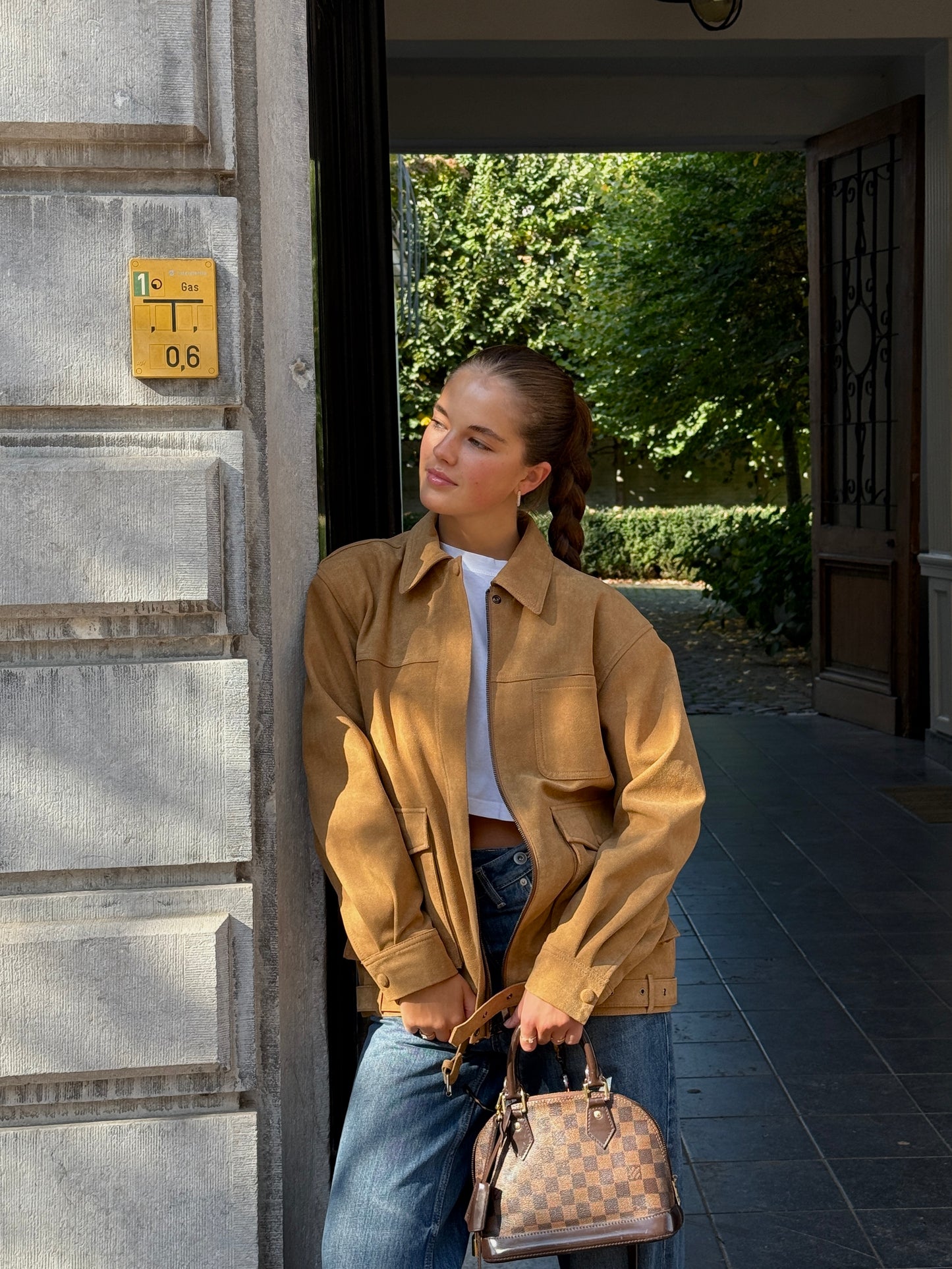 UTILITY SUEDE JACKET