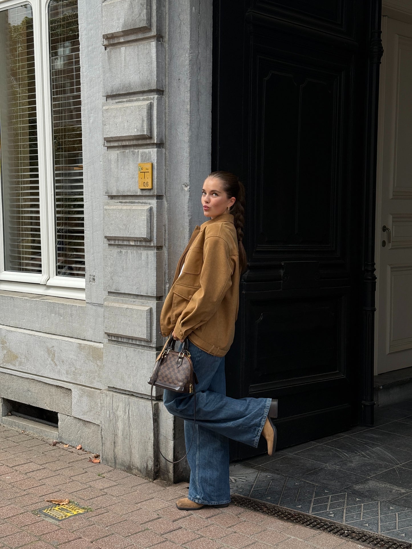 UTILITY SUEDE JACKET