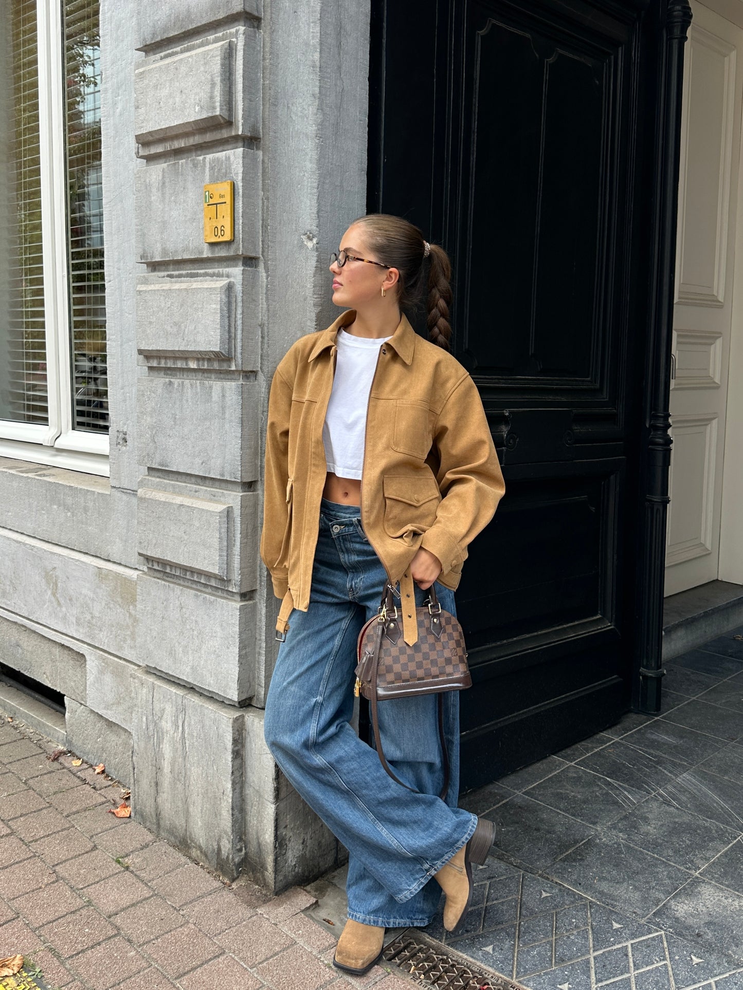 UTILITY SUEDE JACKET