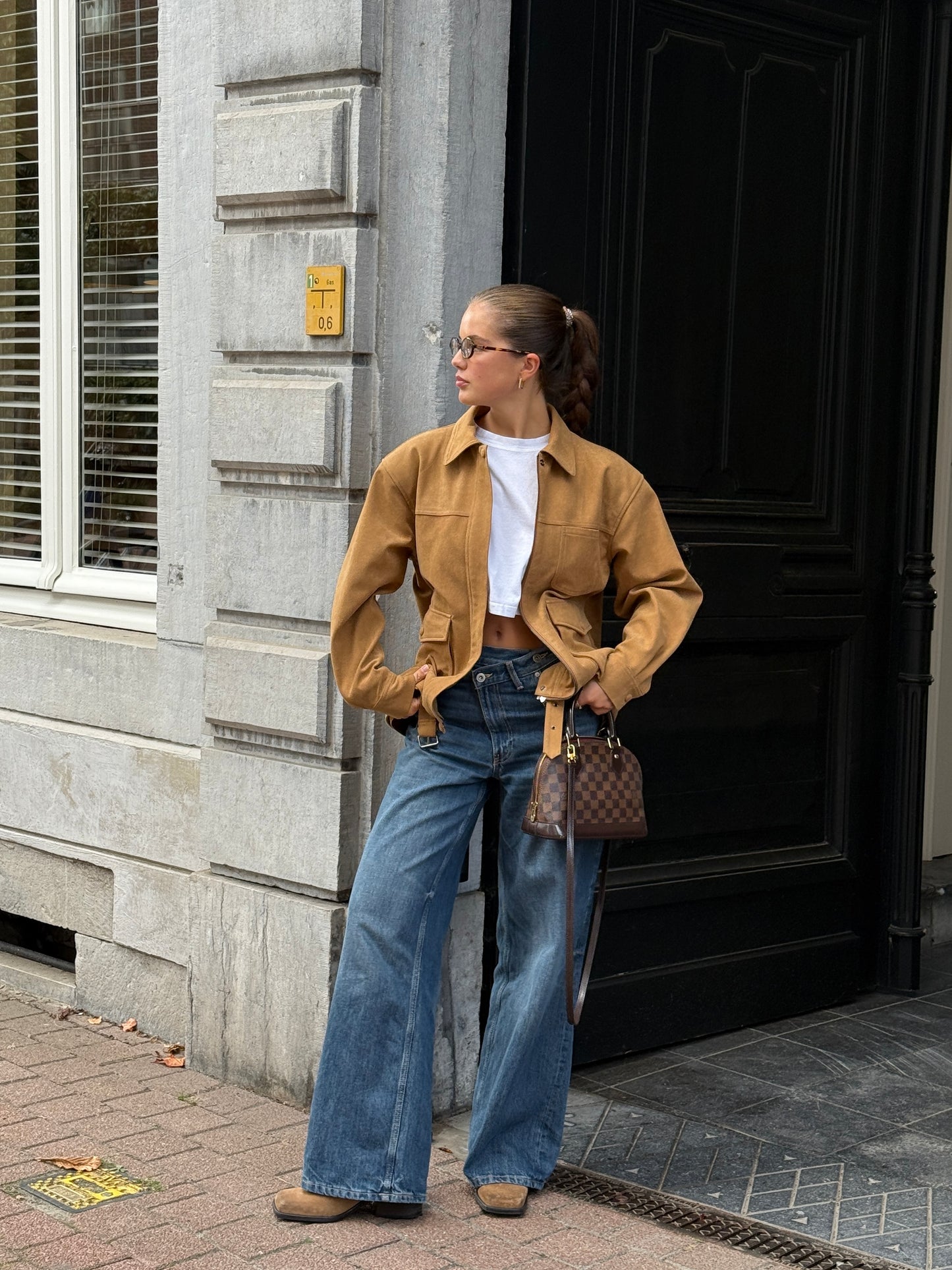 UTILITY SUEDE JACKET