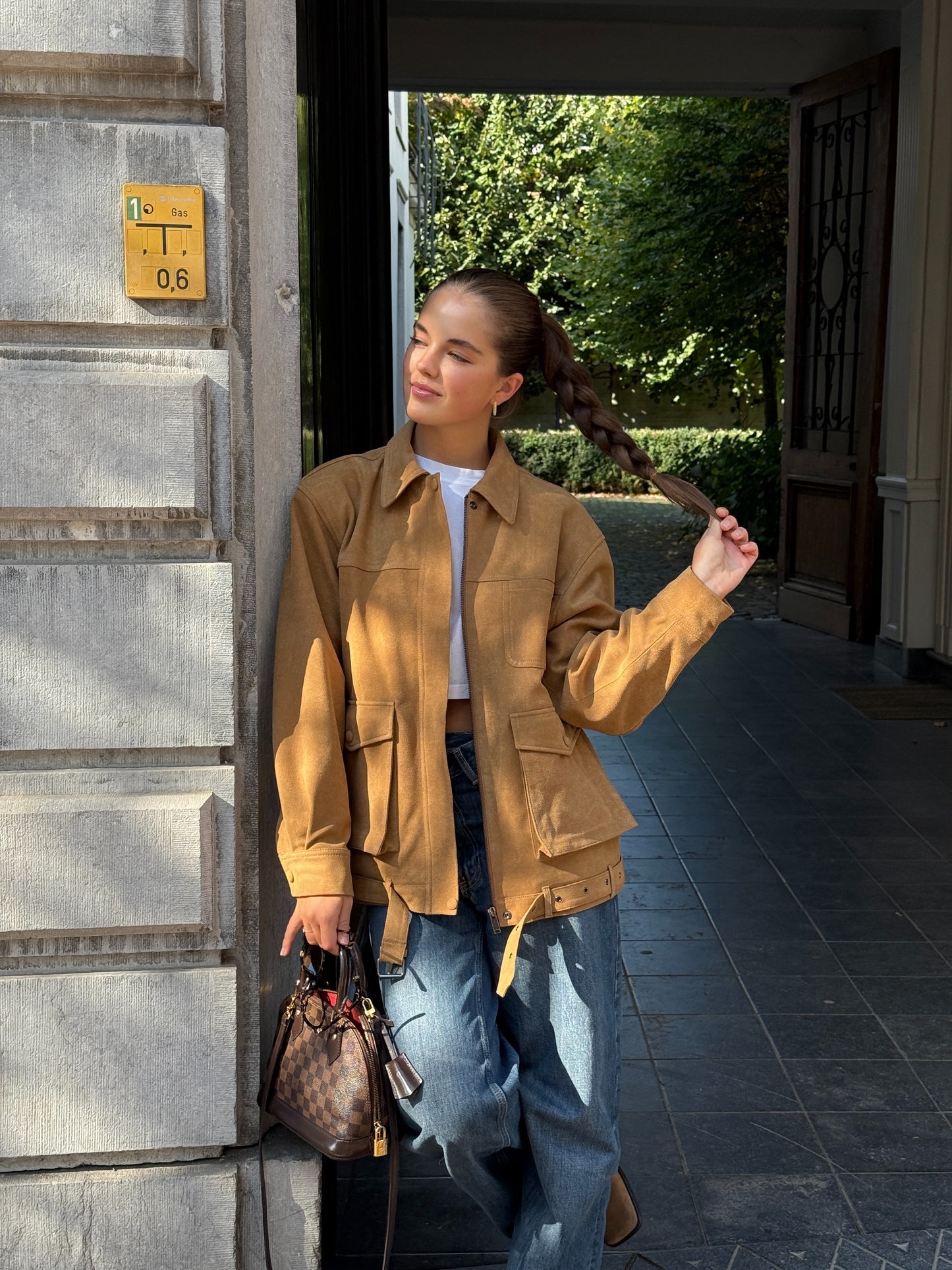 UTILITY SUEDE JACKET