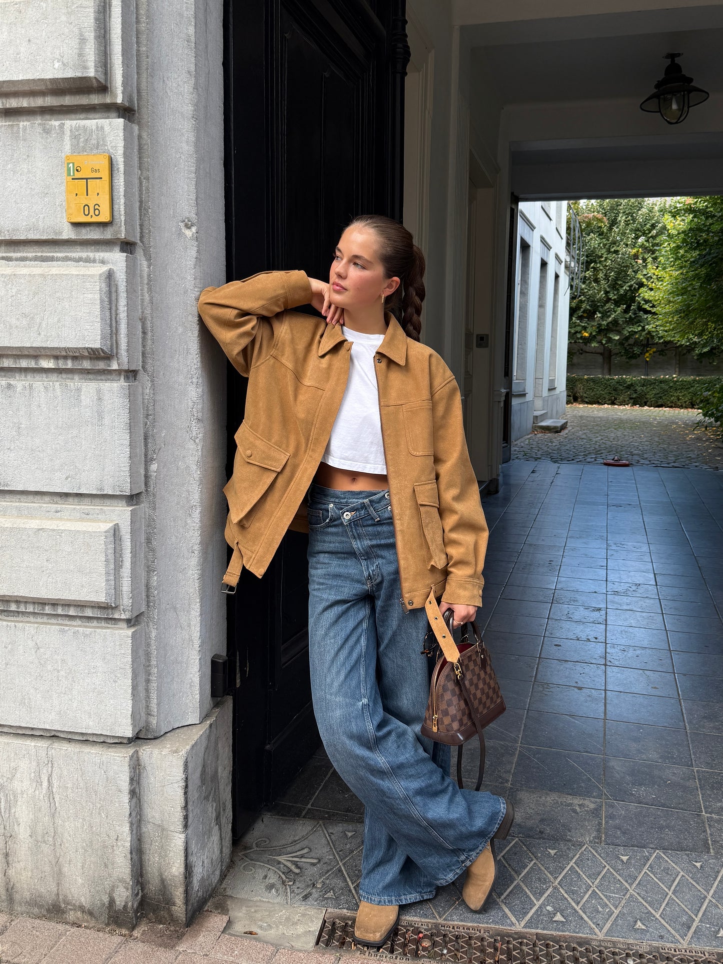 UTILITY SUEDE JACKET