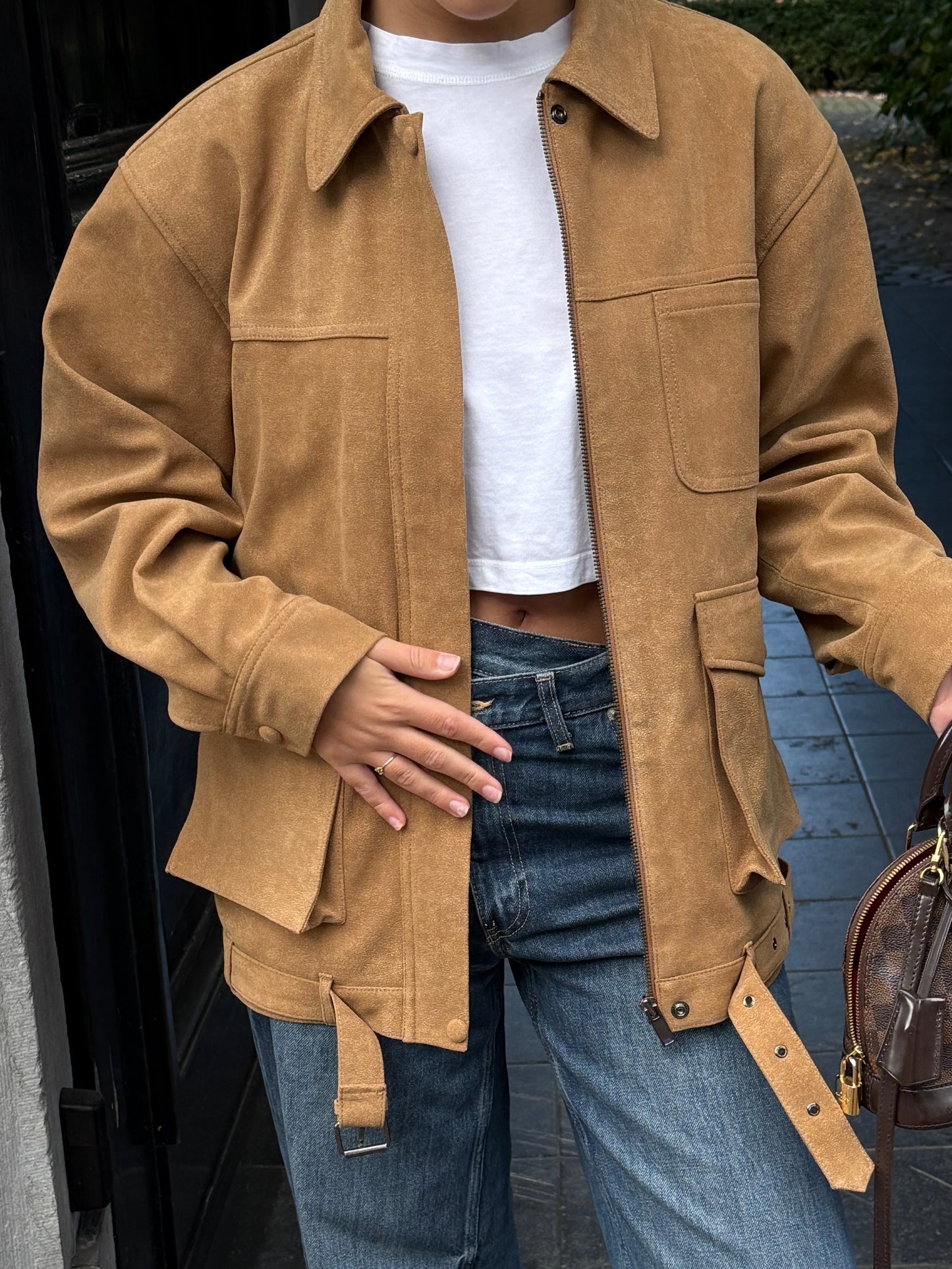 UTILITY SUEDE JACKET