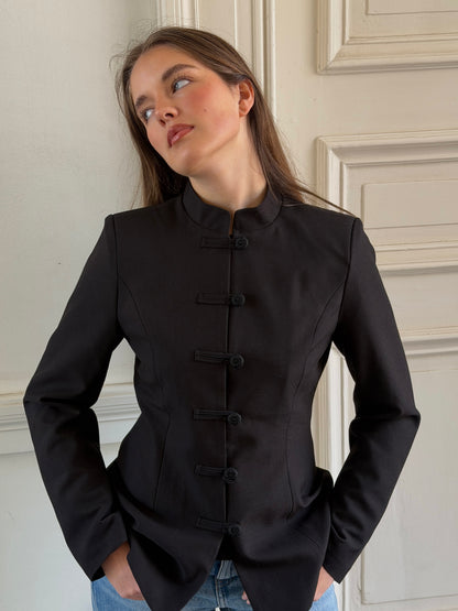 The Mandarin Blazer – black