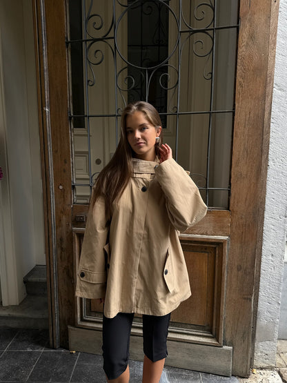 LIGHTBEIGE TRENCH JACKET