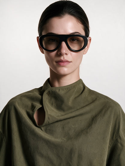 OLIVE DRAPED SET