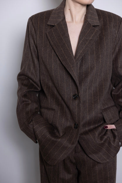 THE ROWAN PINSTRIPE SET - WOOL