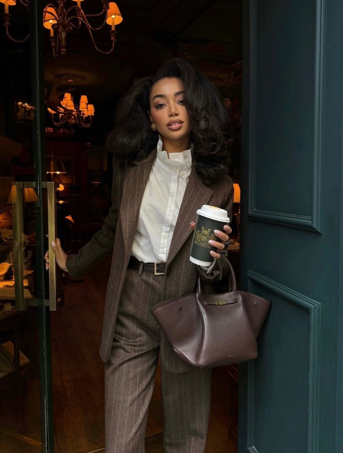 THE ROWAN PINSTRIPE SET - WOOL