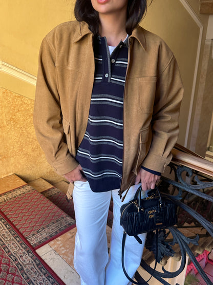 UTILITY SUEDE JACKET