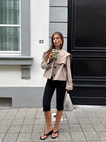 SANDSTONE TRENCH JACKET