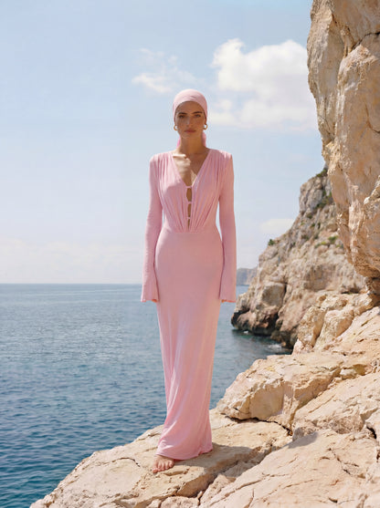 The Azure Dress - Blush Pink