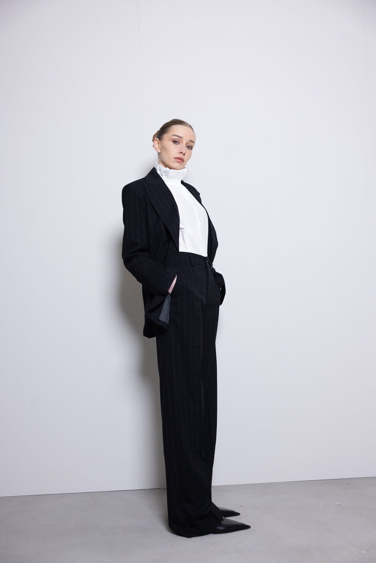 TAILORED BLAZER SET – Black