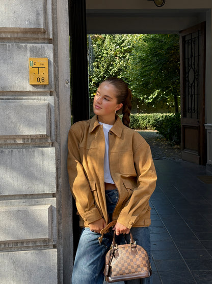 UTILITY SUEDE JACKET
