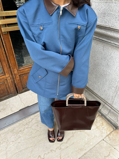 THE CANVAS JACKET – SKY BLUE