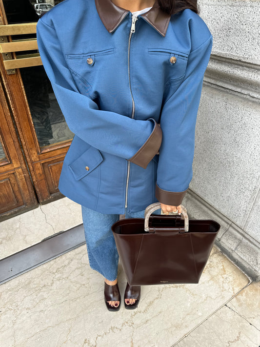 THE CANVAS JACKET – SKY BLUE