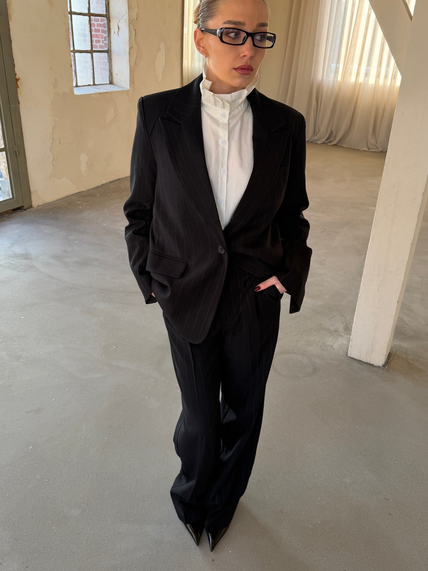 TAILORED BLAZER SET – Black