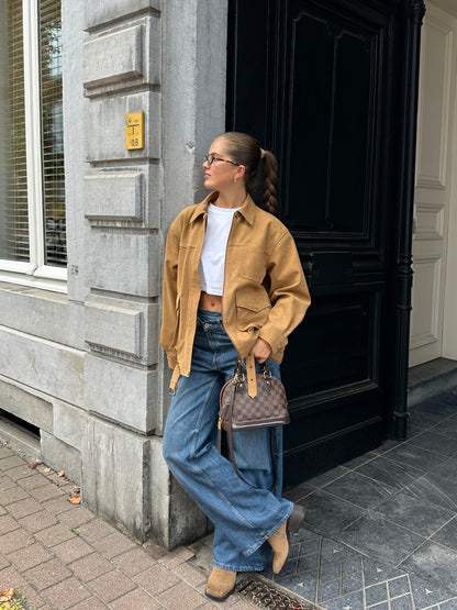 UTILITY SUEDE JACKET