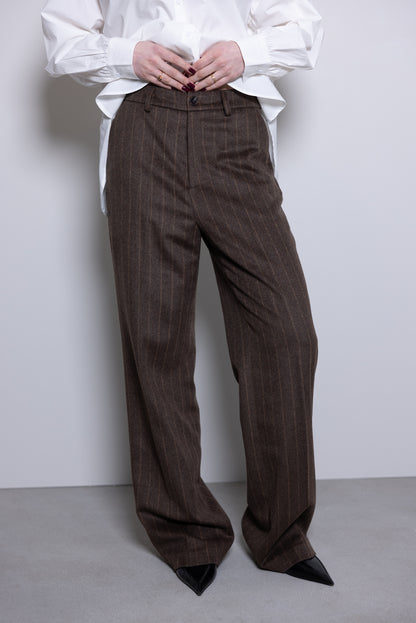 THE ROWAN PINSTRIPE SET - WOOL