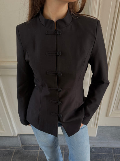 The Mandarin Blazer – black