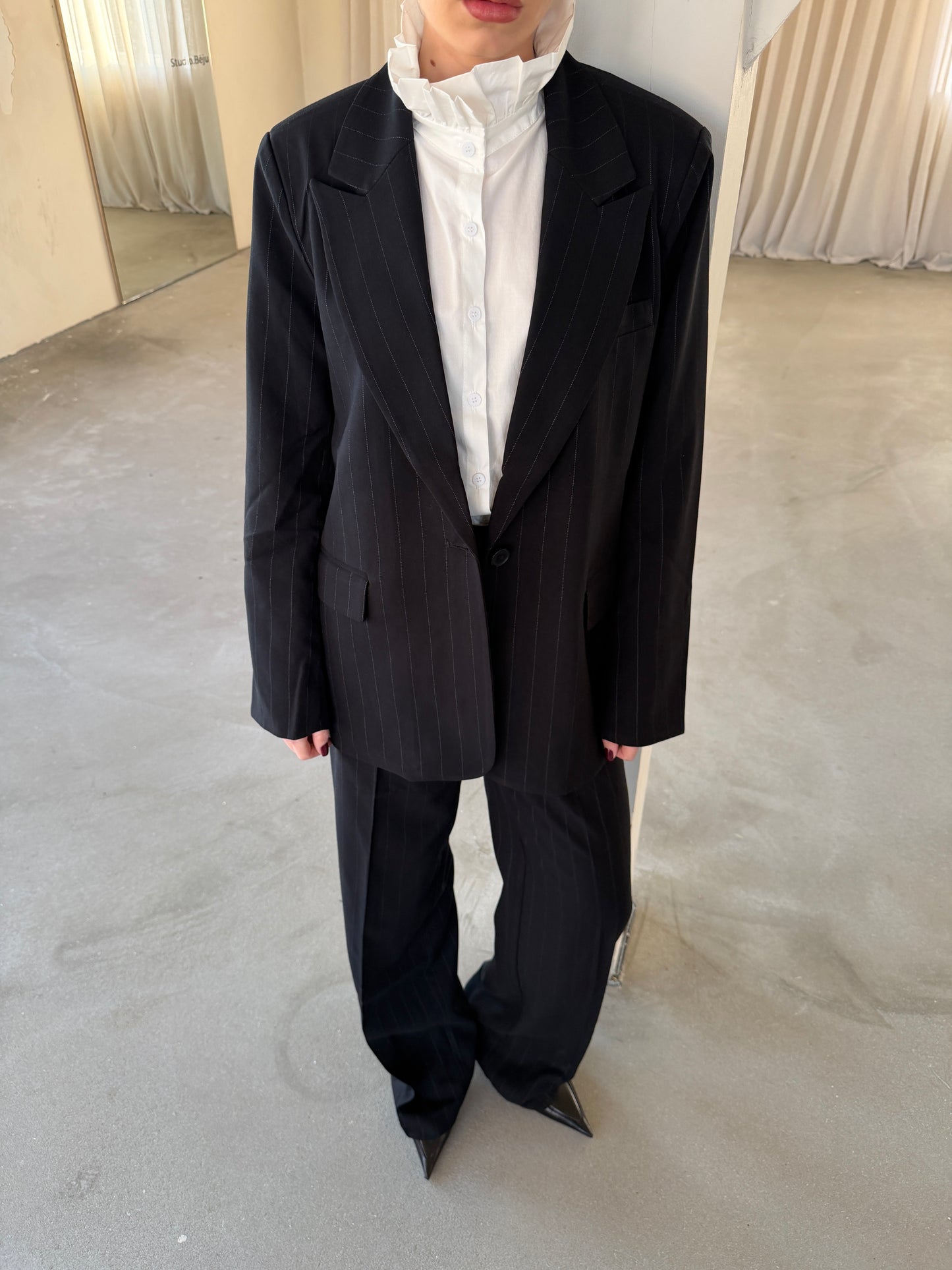 TAILORED BLAZER SET – Black