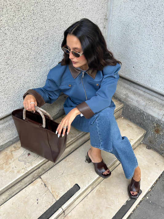 THE CANVAS JACKET – SKY BLUE