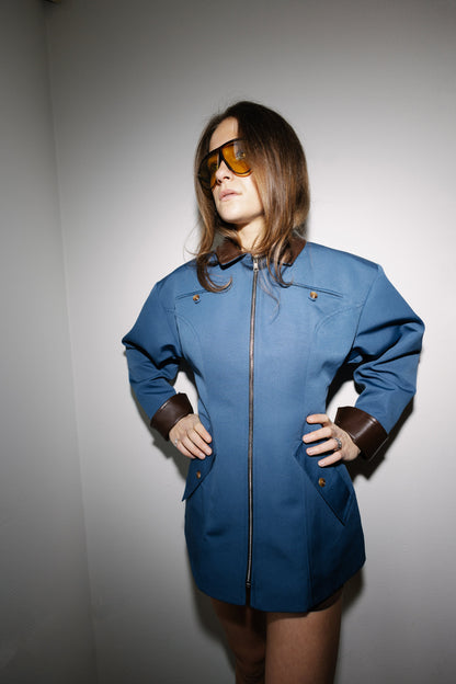 THE CANVAS JACKET – SKY BLUE