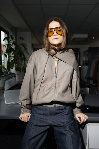 THE FLOW JACKET WITH SCARF