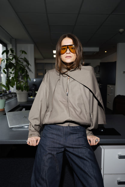 THE FLOW JACKET WITH SCARF