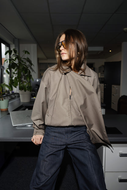 THE FLOW JACKET WITH SCARF